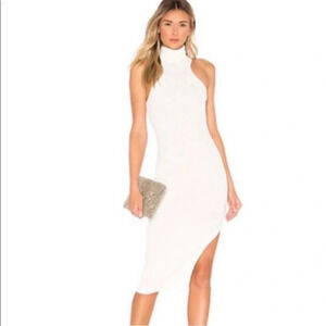 Superdown Ivory Sleeveless Midi Dress